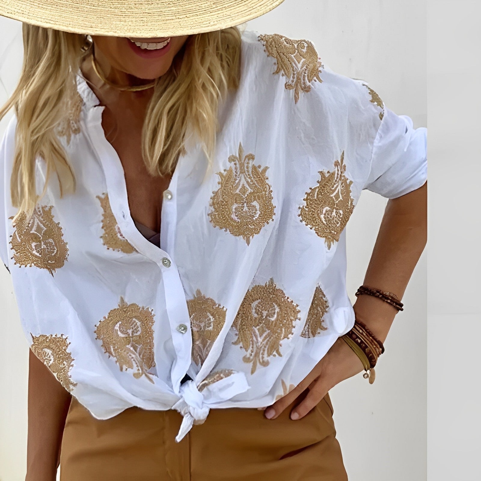 Bubbles - Elegant og Moderne Bluse til et Stilfuldt Look