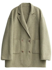 Arabina | Luksus Dobbelt-Sidet Uldjakke til Elegante Looks