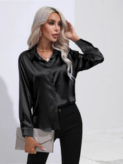 Selma | Satinbluse til damer