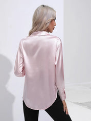 Selma | Satinbluse til damer