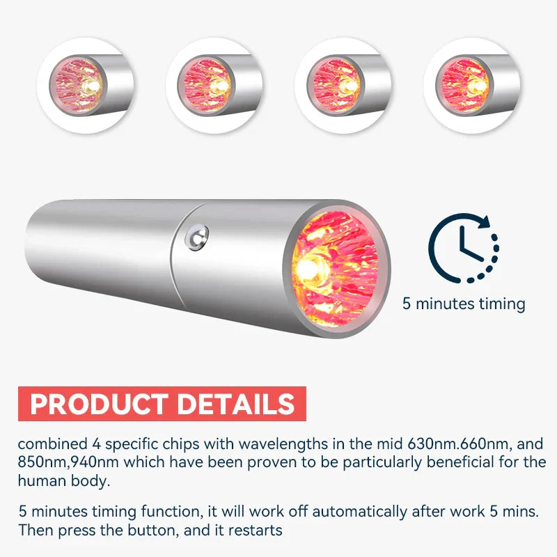AKNEHEAL - LED RODE LICHT THERAPY STIFT-2