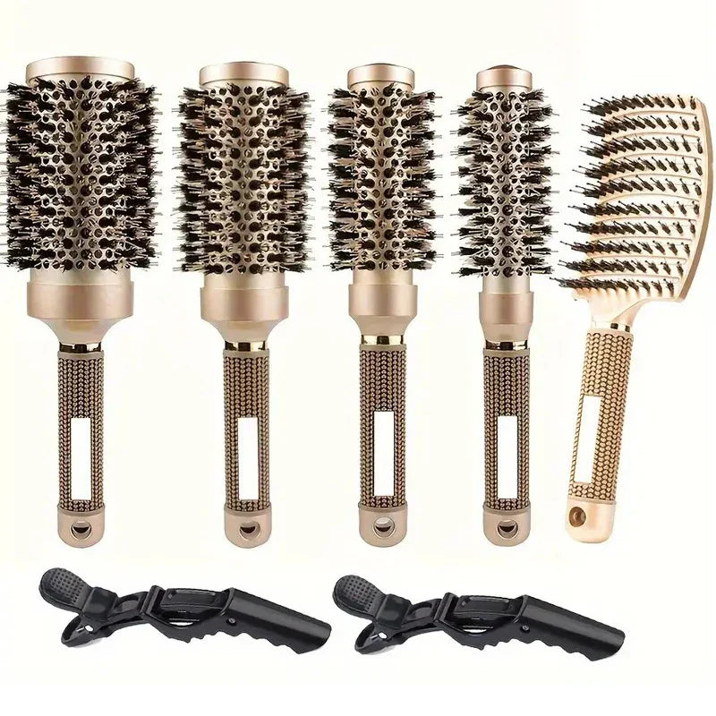 Blowout Pro - ionische eber grens ronde haarborstelset voor styling van salonkwaliteit-2