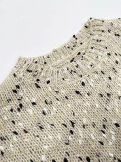 Carlijn | Åbenstrikket Komfort Sweater med Rund Hals