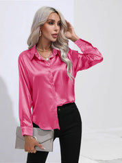 Selma | Satinbluse til damer