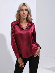 Selma | Satinbluse til damer