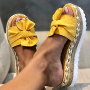 SCARLET | Trendy stilfulde sommersandaler med sløjfe