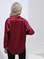 Selma | Satinbluse til damer