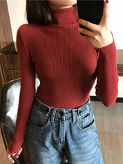 Chrissie | Turtleneck Dame Slim Fit