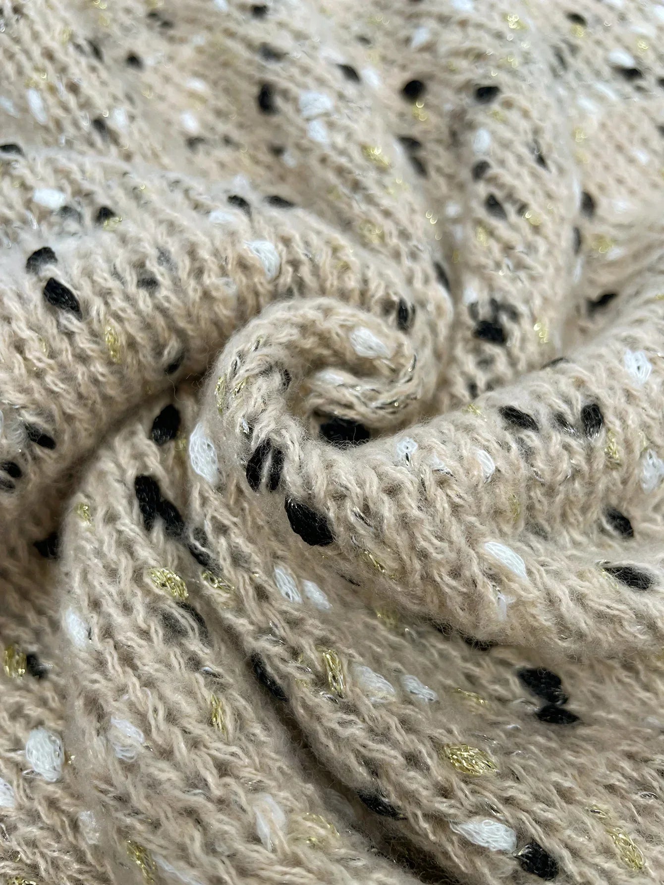 Carlijn | Åbenstrikket Komfort Sweater med Rund Hals