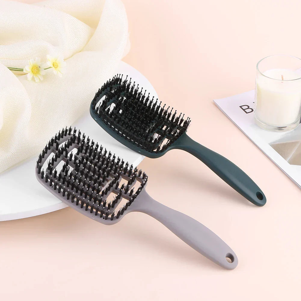 TangleFree - Nylon Borders Detangler -borstel voor gebogen styling-3