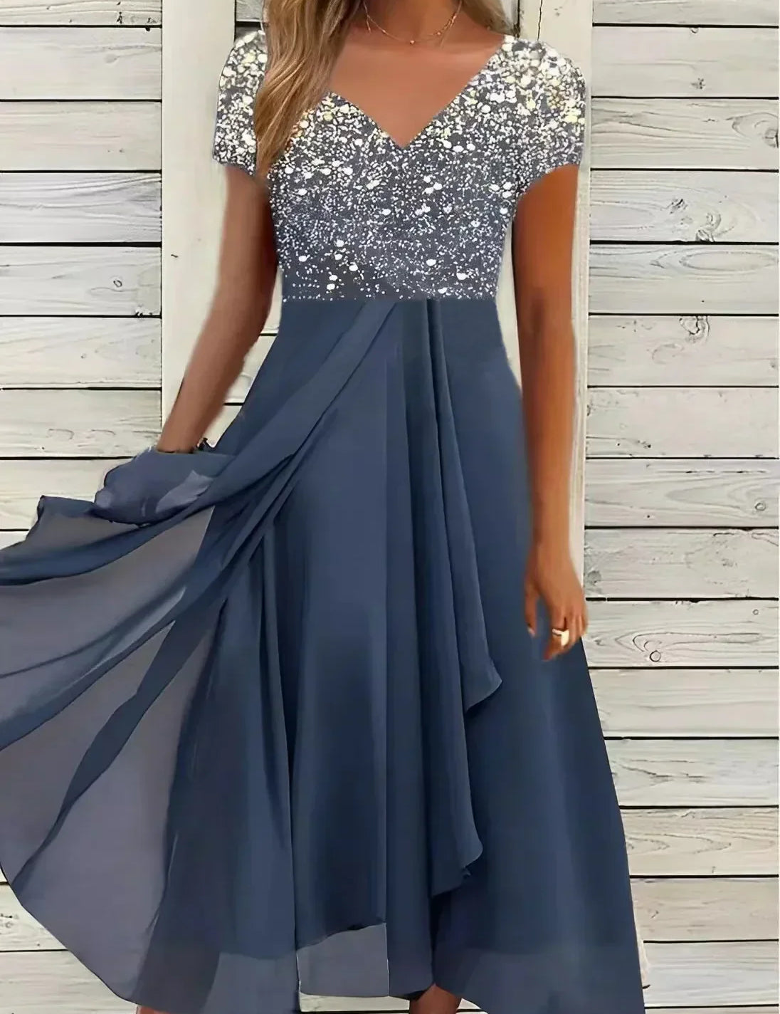 ARIANNE | Glamourøs Chiffon Aftenkjole