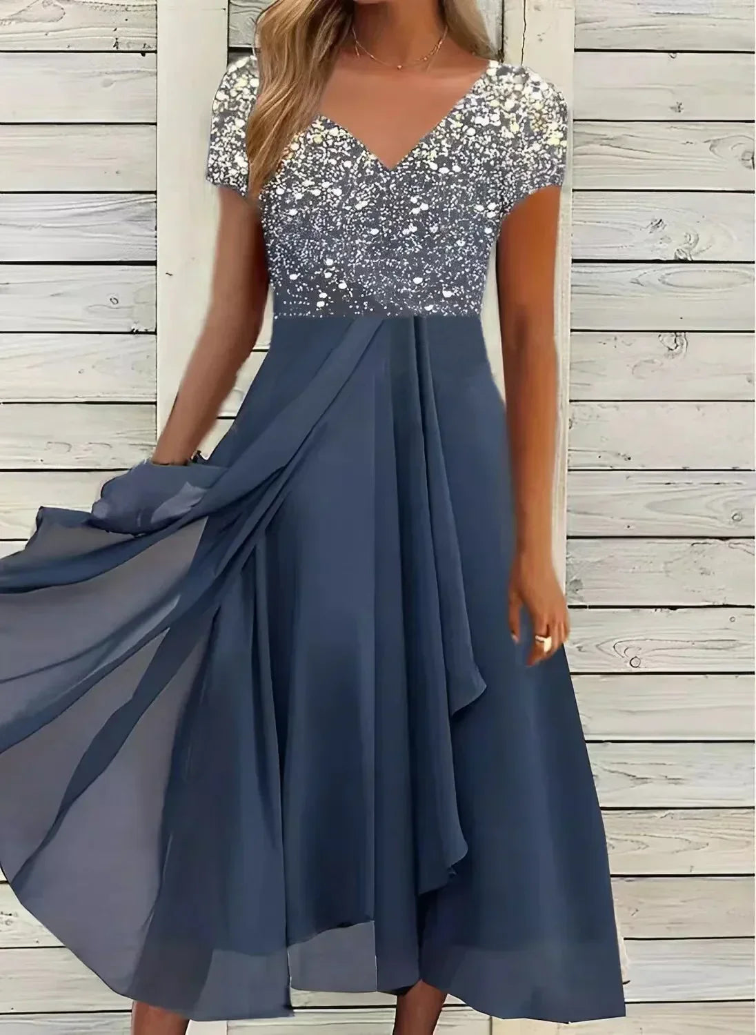 ARIANNE | Glamourøs Chiffon Aftenkjole