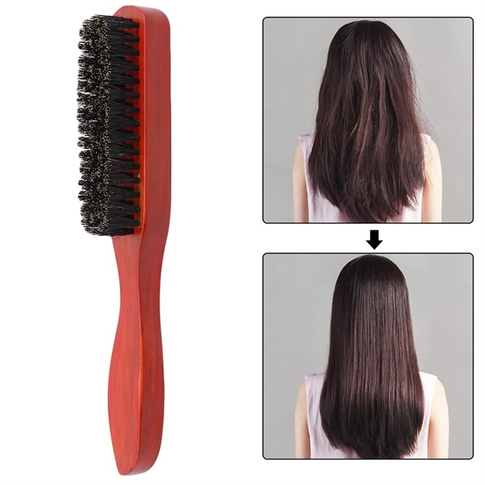 SalonSculpt - Slim houten naakte borstel voor doe -het -zelf kapper-5
