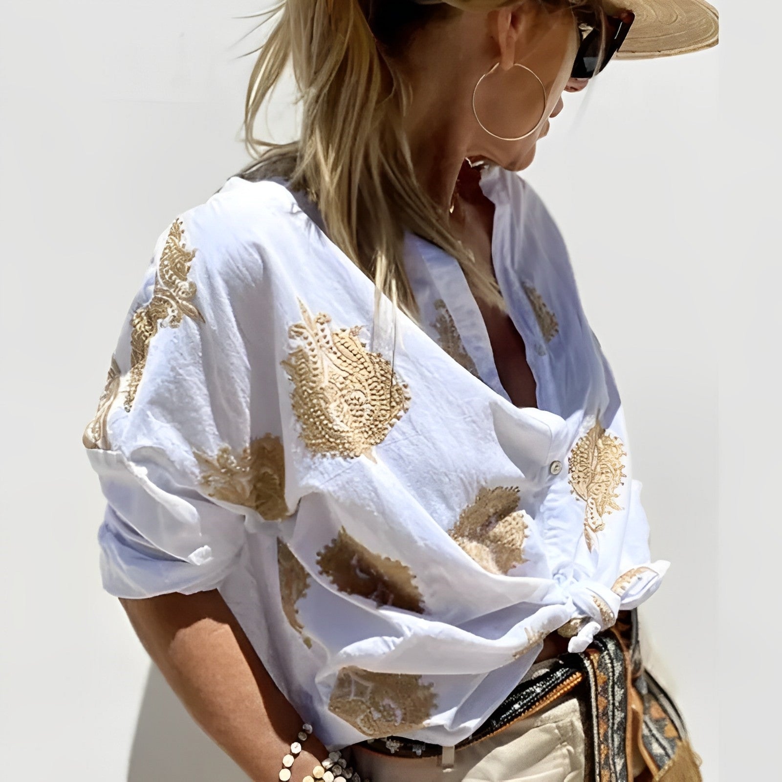 Bubbles - Elegant og Moderne Bluse til et Stilfuldt Look