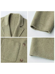 Arabina | Luksus Dobbelt-Sidet Uldjakke til Elegante Looks