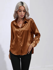 Selma | Satinbluse til damer