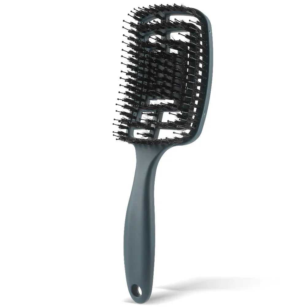 TangleFree - Nylon Borders Detangler -borstel voor gebogen styling-2