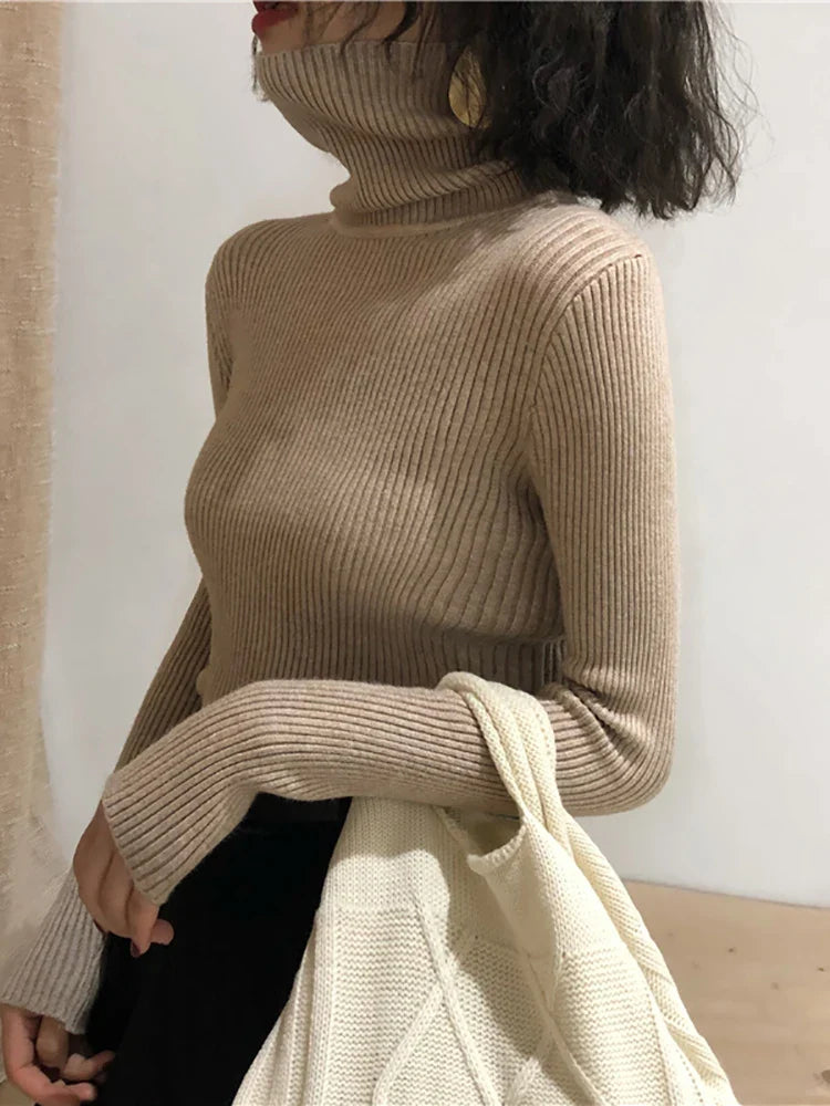 Chrissie | Turtleneck Dame Slim Fit