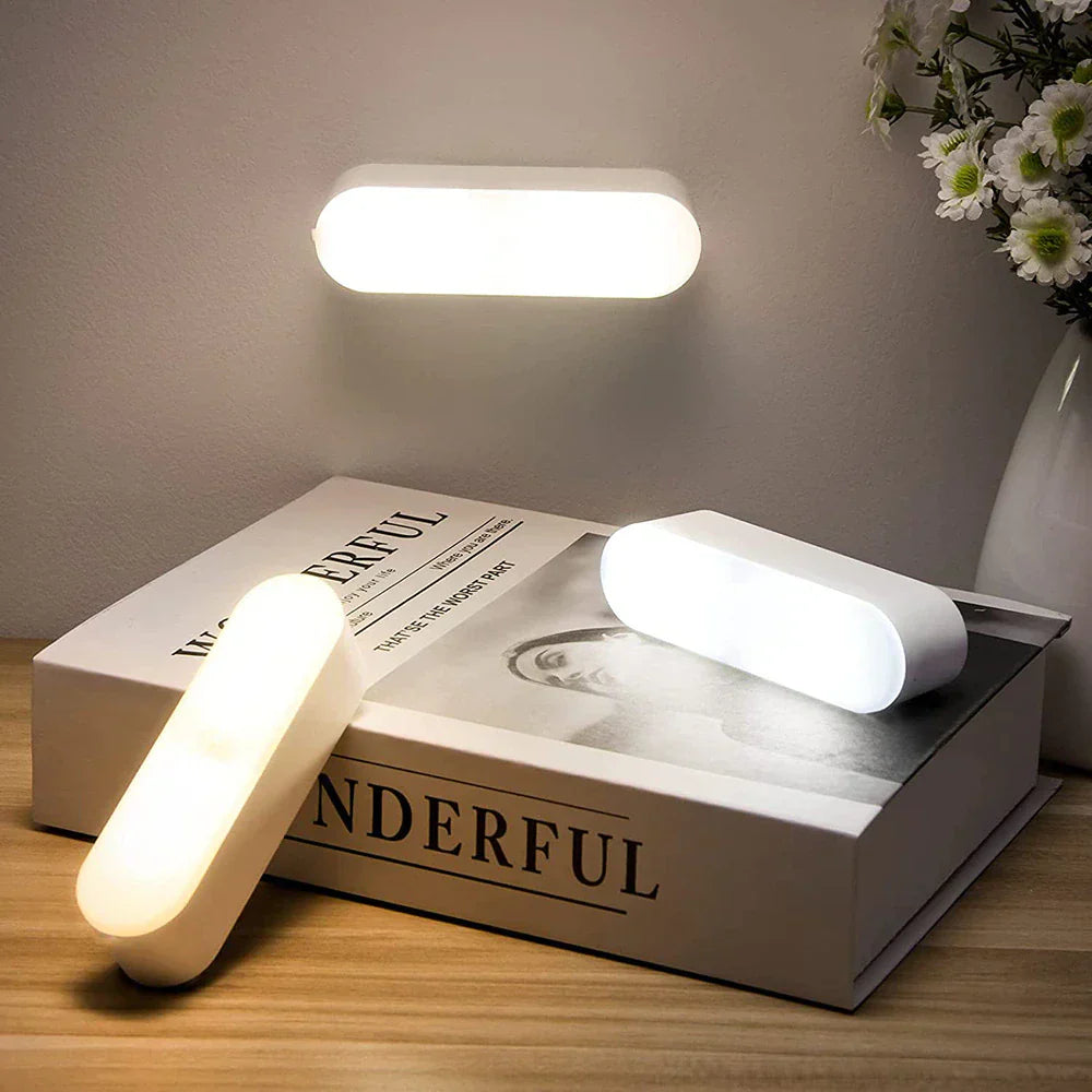 Moderne | LED USB Opladelig Trådløs Bevægelsessensor Væglampe