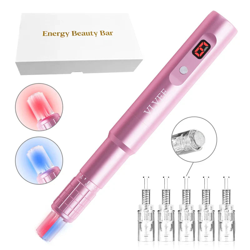 Glowpen Pro - Progressive Nano Skin Care -apparaat met 10 cartridges-1