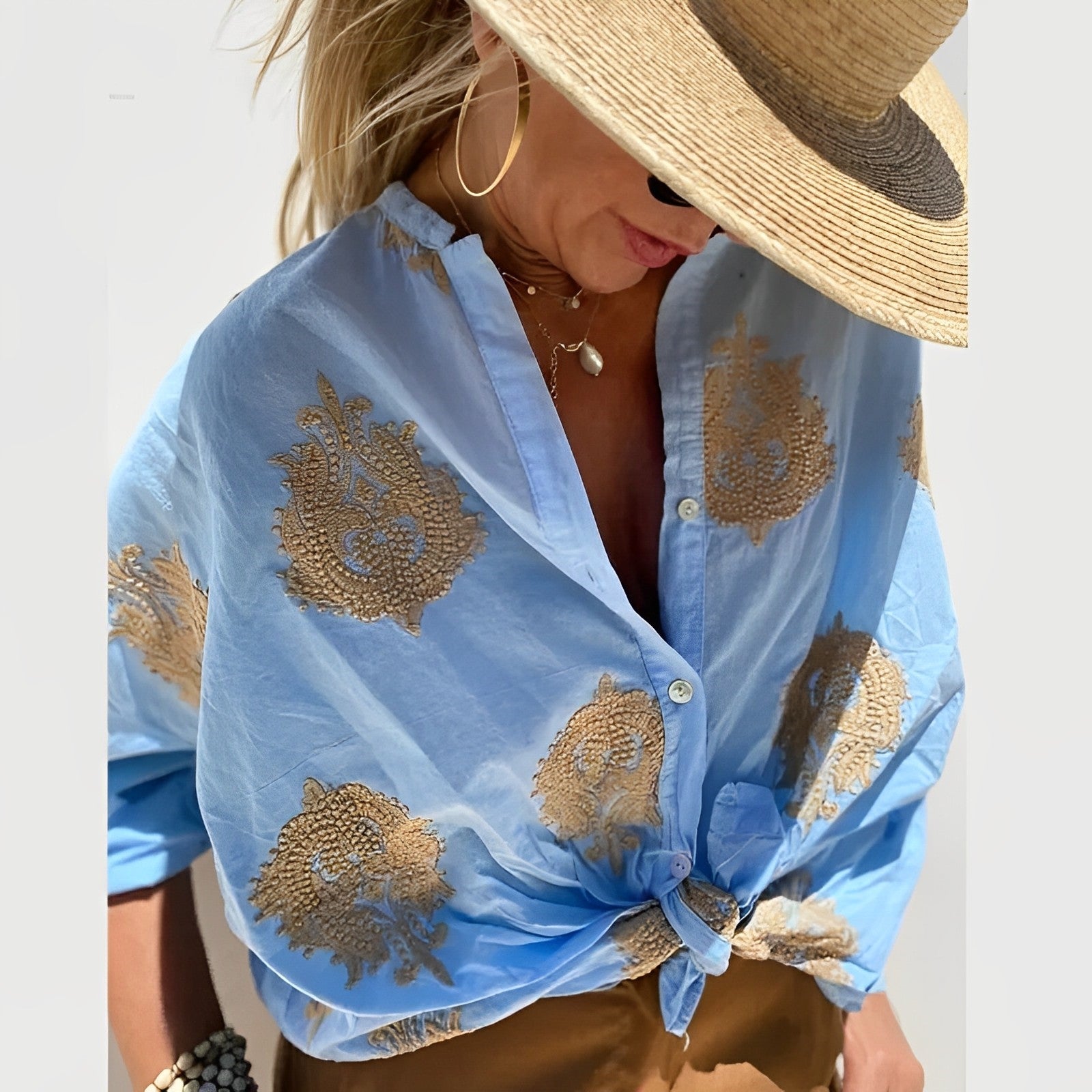 Bubbles - Elegant og Moderne Bluse til et Stilfuldt Look