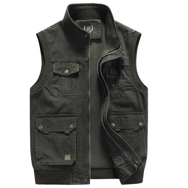 Timo | Vintage Udendørs Bodywarmer med Lommer