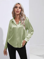 Selma | Satinbluse til damer