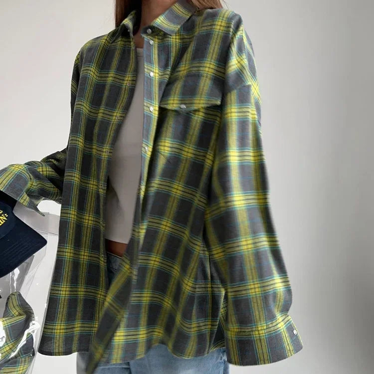 Maan | Oversized Ternet Dame Bluse