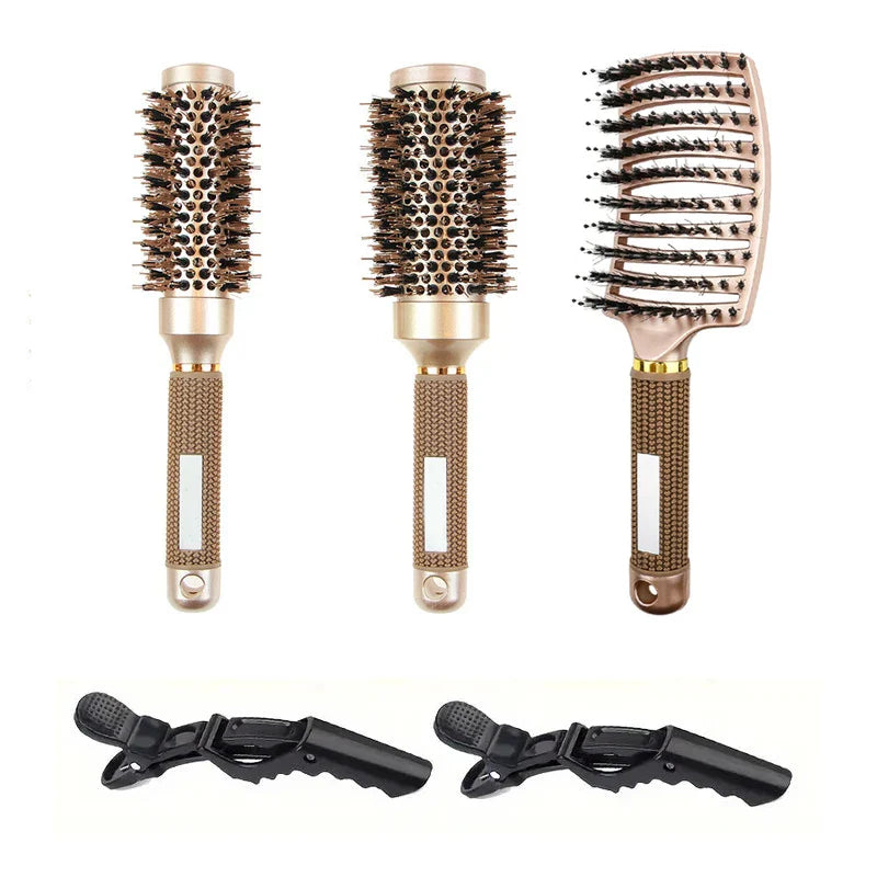 Blowout Pro - ionische eber grens ronde haarborstelset voor styling van salonkwaliteit-1