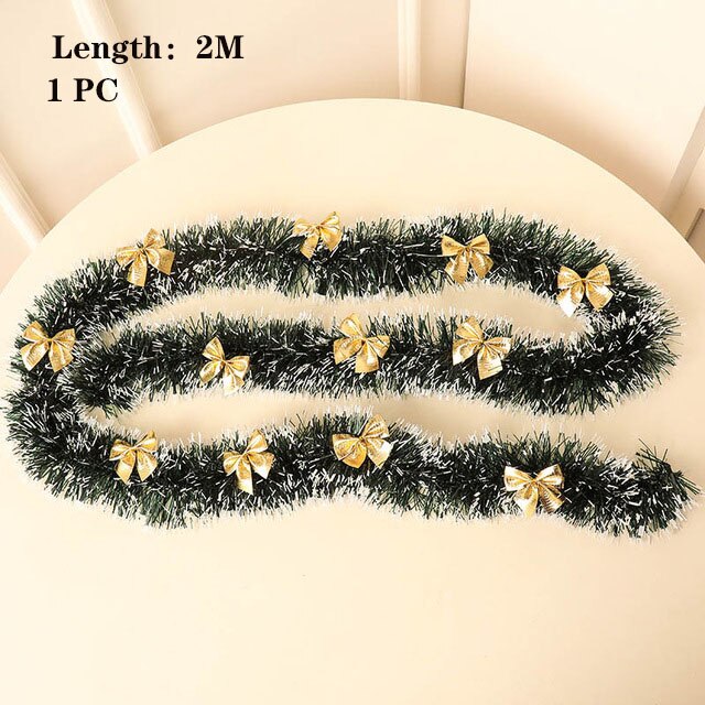 Sæt med 12 julekugler formet som sløjfe 3