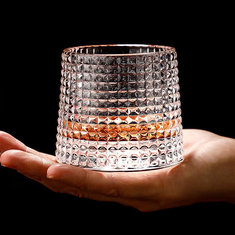 Sæt med roterende japanske Edo whiskyglas 1