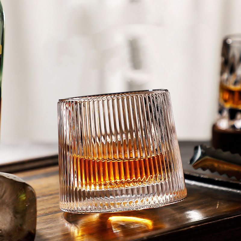 Sæt med roterende japanske Edo whiskyglas 7
