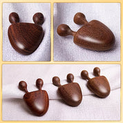 Sandeltræ øjenmassageapparat – Parfumefrit, batterifrit næse- og ansigtsafslapningsværktøj til blid trykaflastning, meditation og stressreduktion 2