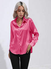Selma | Satinbluse til damer