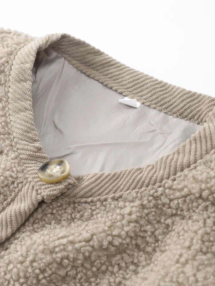 Gracia | Knus en Stilfuld Dame Teddy Vest til Vinteren