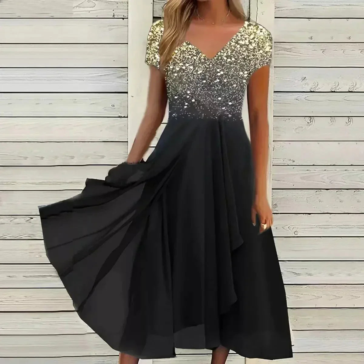 ARIANNE | Glamourøs Chiffon Aftenkjole