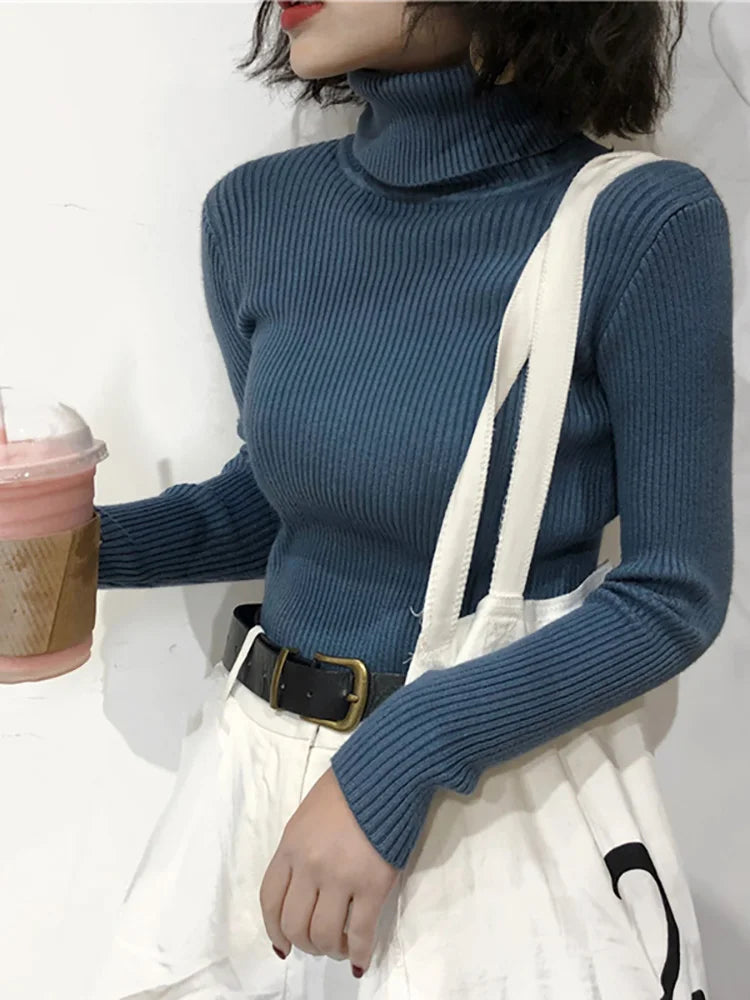 Chrissie | Turtleneck Dame Slim Fit