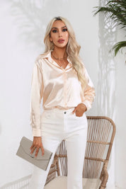 Selma | Satinbluse til damer
