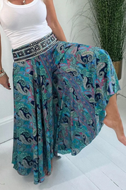 Karlien | Bukser med Sommerprint