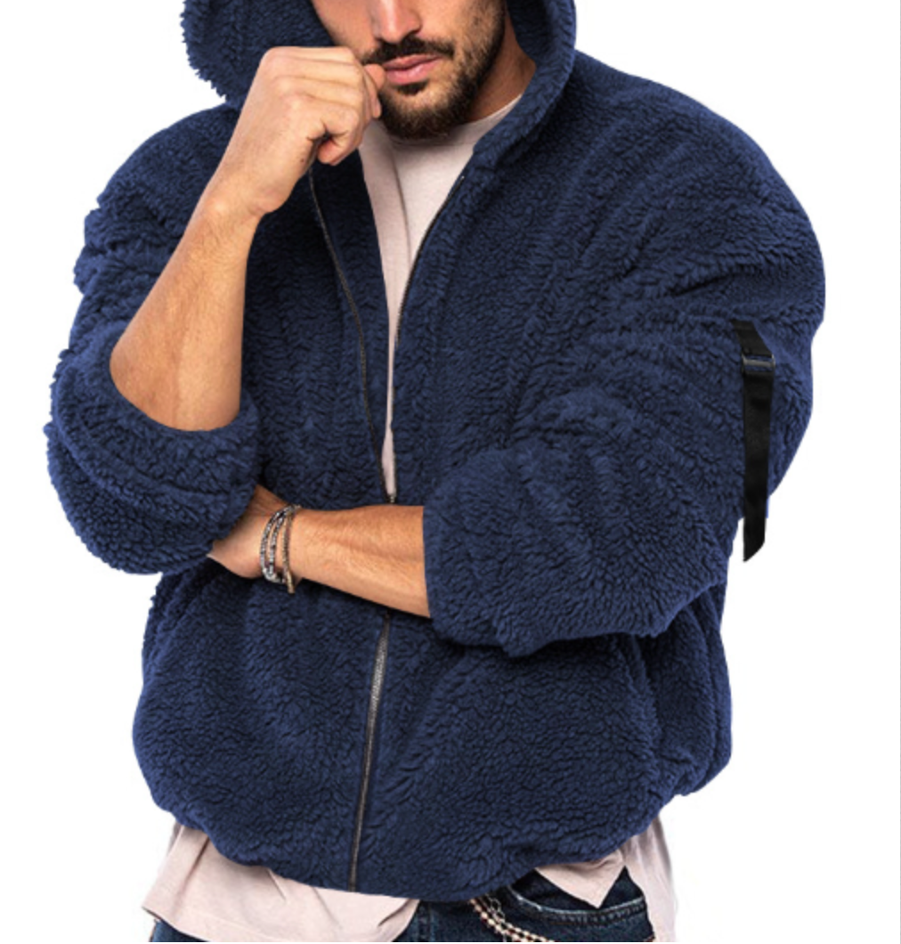 Luuk | Komfortabel Teddy Fleece Jakke til Herrer