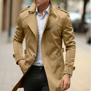 Sebastiaan | Stilfuld Casual Trenchcoat til Herrer