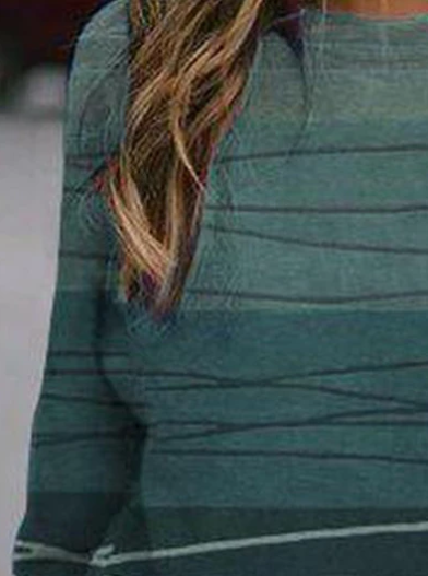 Loula | Komfortabel Sweater Dame Stribet