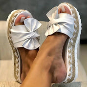 SCARLET | Trendy stilfulde sommersandaler med sløjfe