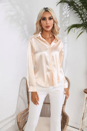 Selma | Satinbluse til damer