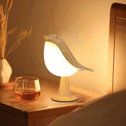 GlowNest | Træ fugleformet natlampe