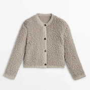 Gracia | Knus en Stilfuld Dame Teddy Vest til Vinteren