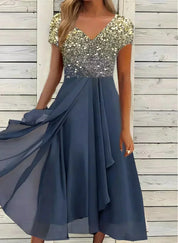 ARIANNE | Glamourøs Chiffon Aftenkjole