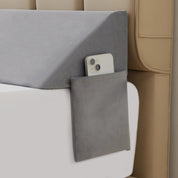 Sekskantmønster Sengkilepude – Rygstøttepude til at sove i med maskinvaskbart betræk, fantastisk til forhøjet hvilekomfort 3