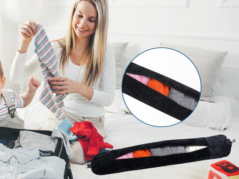 Selvfyldende rejsepudebetræk og -organisator – Pladsbesparende fly- og eventyressentiel 3