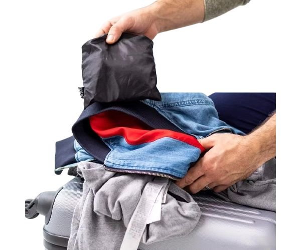 Selvfyldende rejsepudebetræk og -organisator – Pladsbesparende fly- og eventyressentiel 6